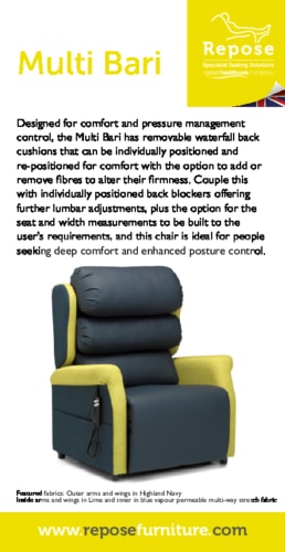 MULTI BARI 2pp WEB pdf Repose Furniture Multi Bari Express Chair