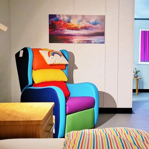 Birmingham Childrens Hospital Rainbow Chair In The Room