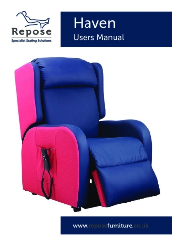 Haven User Manual pdf Repose Furniture User Manuals