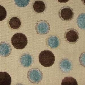 Sr17281 Eleganza Spot Blue & Chocolate