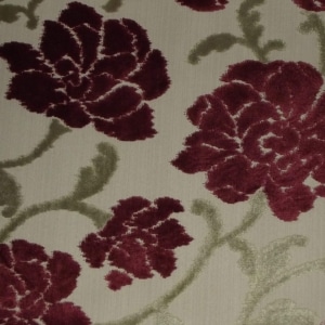 Sr17303 Eleganza Large Floral Cranberry